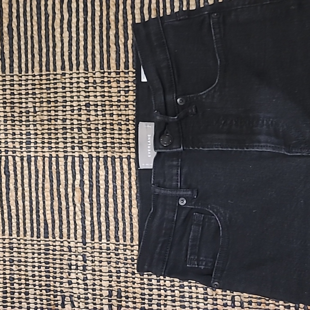 EVERLANE HIGH RISE BLACK JEANS - Picture 5 of 7